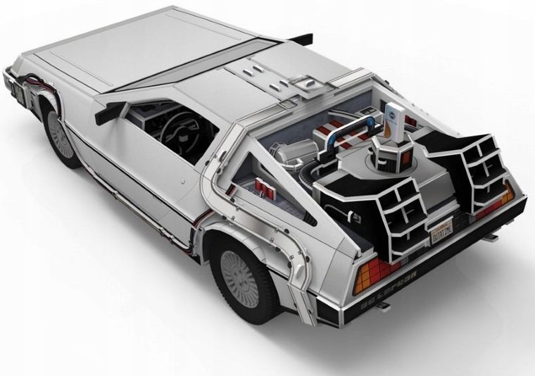Revell, Back to the Future, Time Machine De Lorean, puzzle 3D, 157 elementów