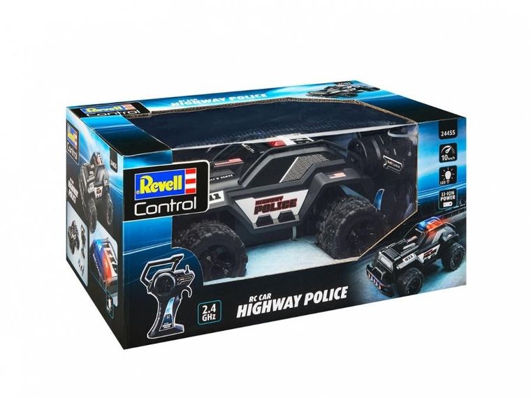 Revell, Highway Police, pojazd zdalnie sterowany, 1:16