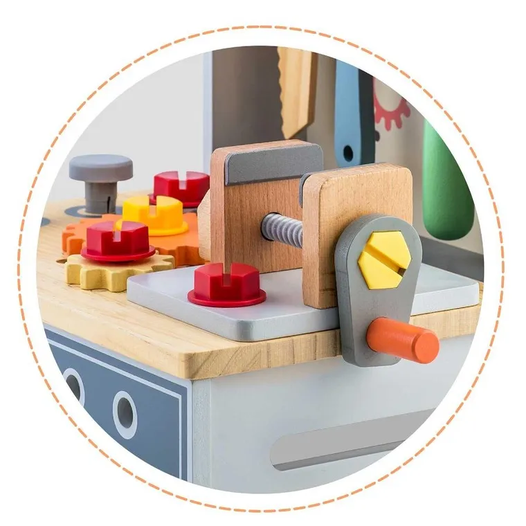 Ricokids, drewniany warsztat z narzędziami