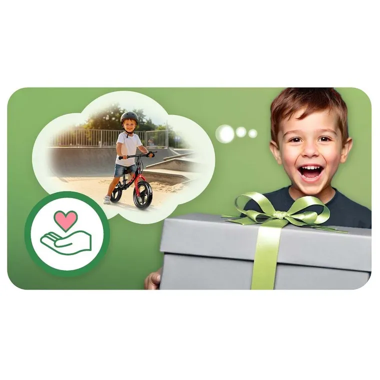 Ricokids, Fun Adventure, rowerek biegowy, czarno-czerwony