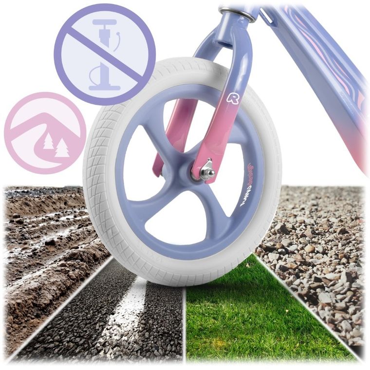 Ricokids, Funnu, rowerek biegowy dla dzieci, różowo-fioletowy