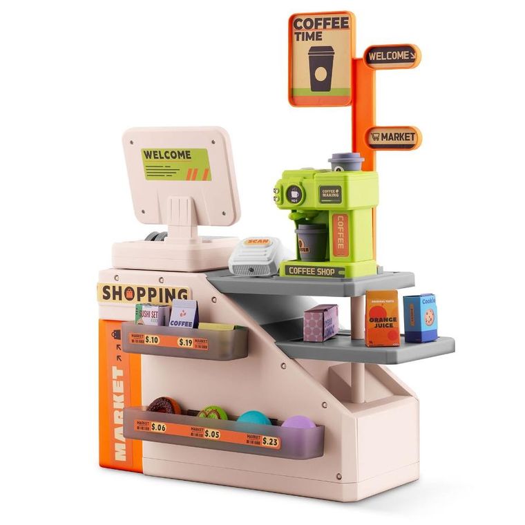 Ricokids, interaktywna kasa sklepowa, zestaw z akcesoriami