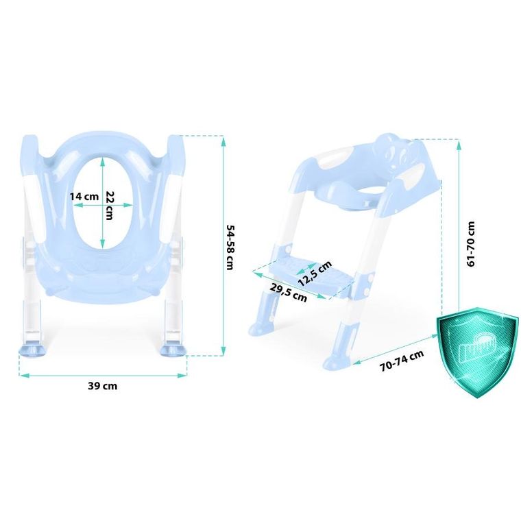 Ricokids, Koala, nakładka na sedes z drabinką, niebieska