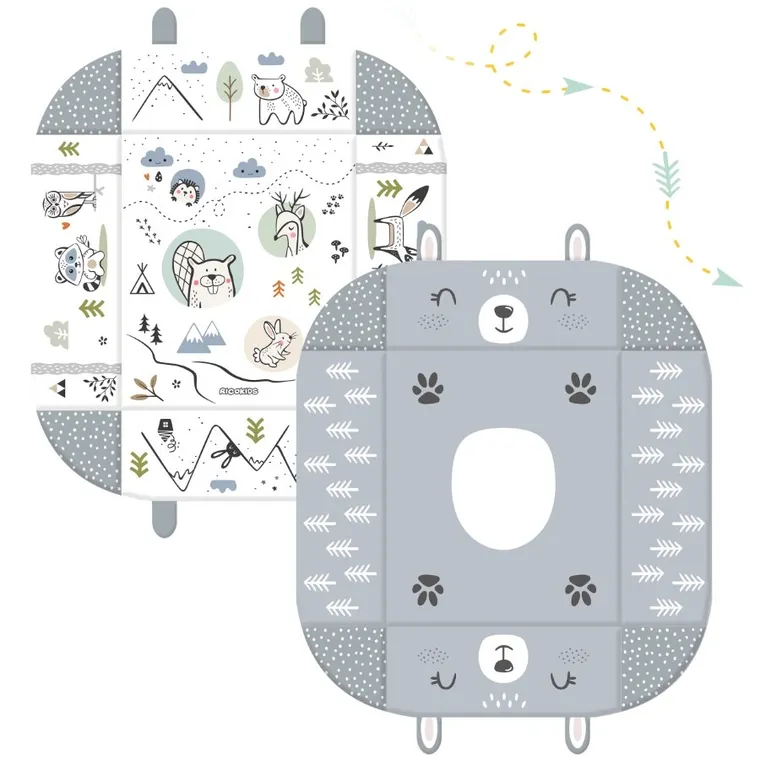 Ricokids, Królik, edukacyjna mata interaktywna, zabawki, szara