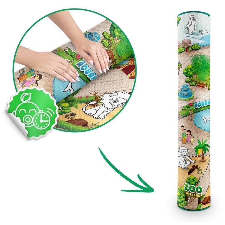 Ricokids, mata piankowa do kolorowania, 20 x120-0,3 cm