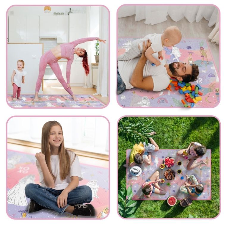 Ricokids, mata piankowa do kolorowania, 200-120-0,3 cm