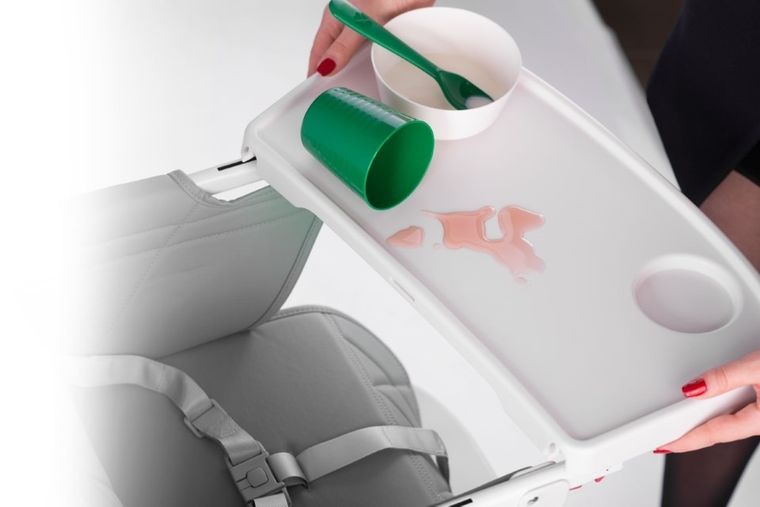 Ricokids, Nuco, krzesełko do karmienia, szare