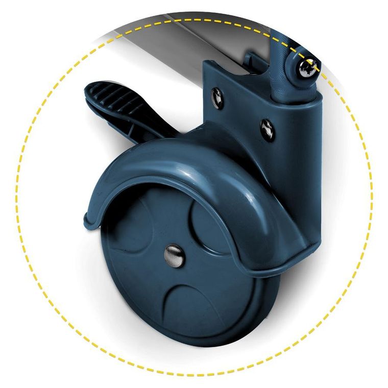 Ricokids, RK-240, łóżeczko turystyczne, z materacem i torbą, granatowe, 125-65-78 cm