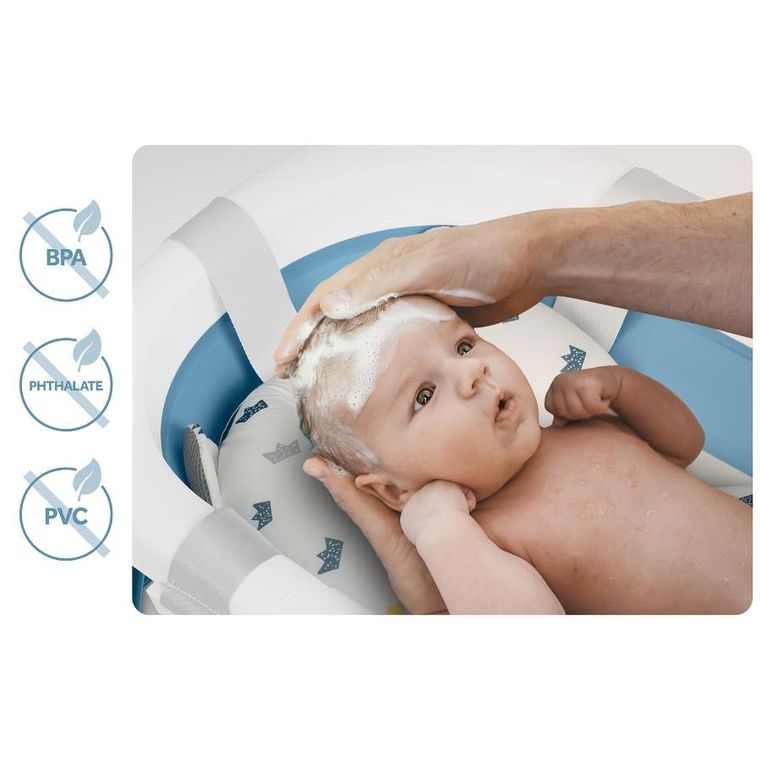 Ricokids, RK-287, wanienka składana z termometrem i wkładką, biało-niebieska