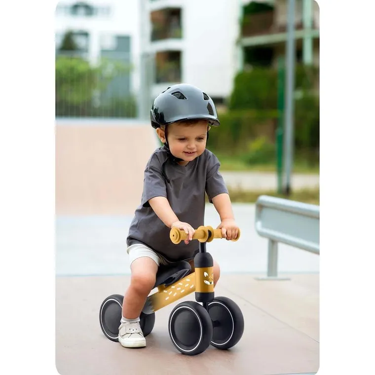 Ricokids, rowerek biegowy dla dzieci, trójkołowy, żółty