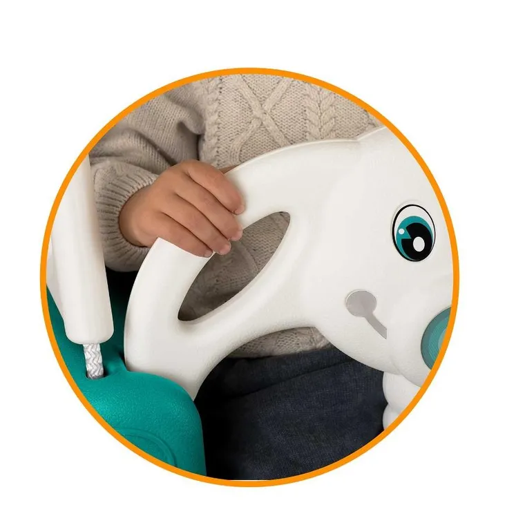 Ricokids, Słonik, huśtawka kubełkowa 3w1, turkusowa