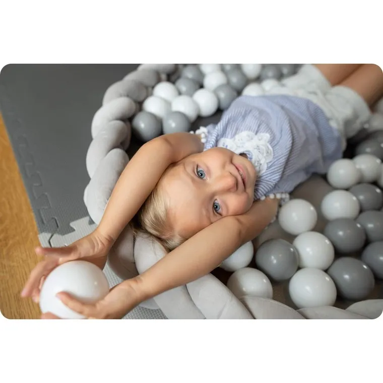 Ricokids, warkocz, ochraniacz do łóżeczka, różowy, 3m