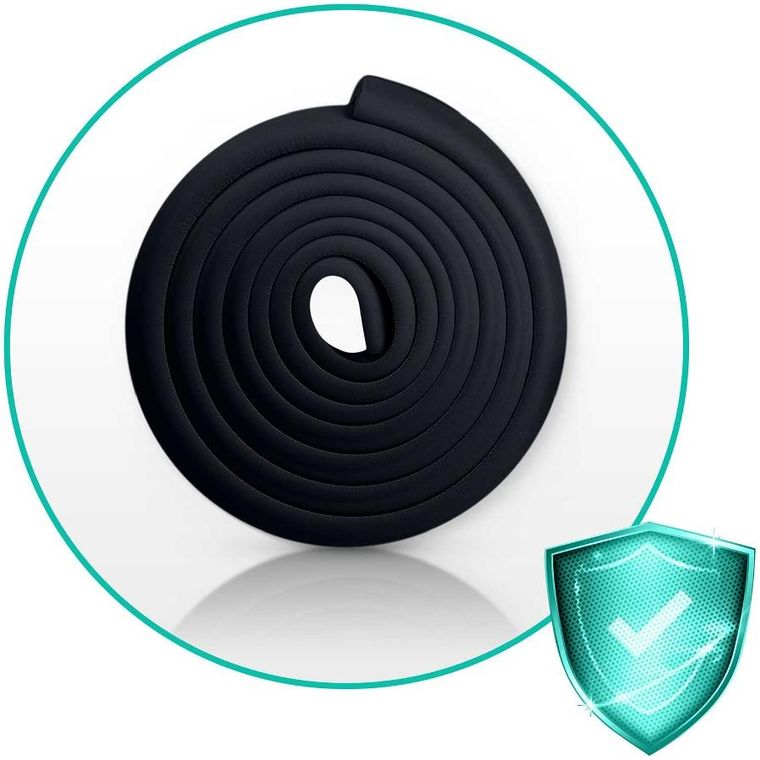 Ricokids, zabezpieczająca taśma piankowa, czarna, 6 m