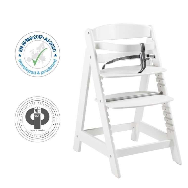 Roba, Sit Up Click, krzesełko do karmienia, białe