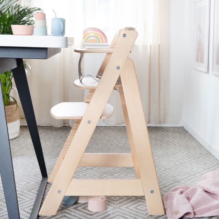 Roba, Sit Up Flex, drewniane krzesełko, naturalne