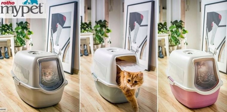 Rotho, Eco Bailey, kuweta dla kota, błękitna