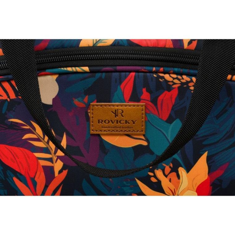 Rovicky, lekka torba podróżna, wielokolorowa, z portem USB