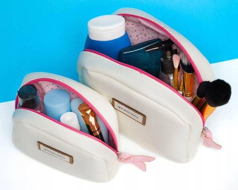 Rovicky, zestaw dwóch kosmetyczek damskich ze skóry ekologicznej