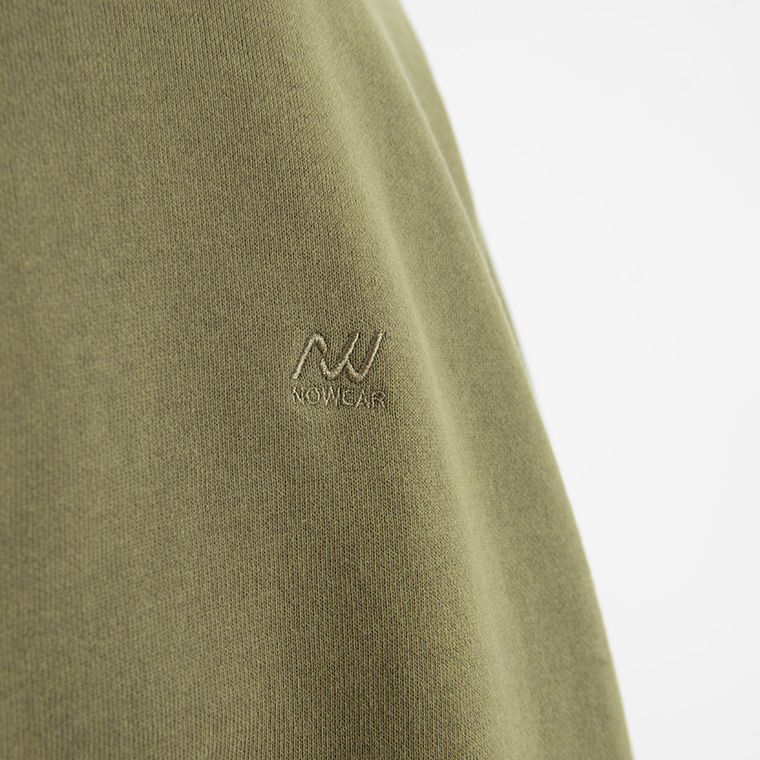 Rozpinana bluza z kapturem o kroju oversize NOWEAR