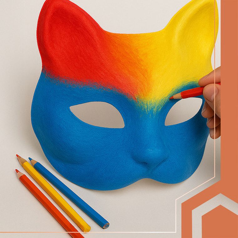 Ruhhy, maska, kot, zrób to sam, 10 szt. 26000