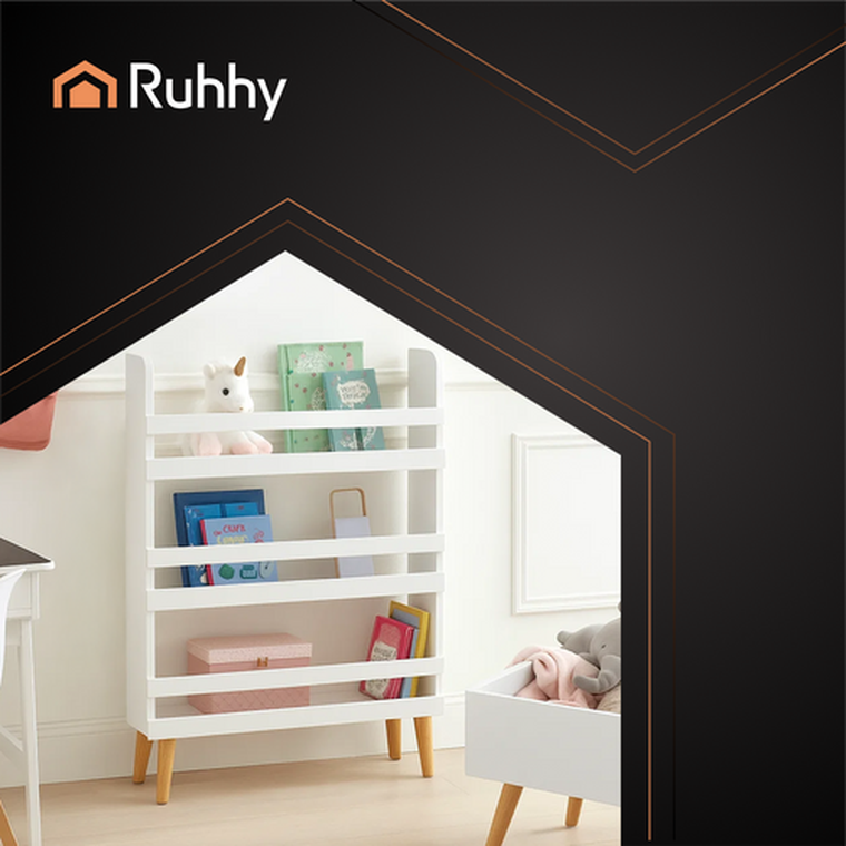 Ruhhy, regał na zabawki/książki