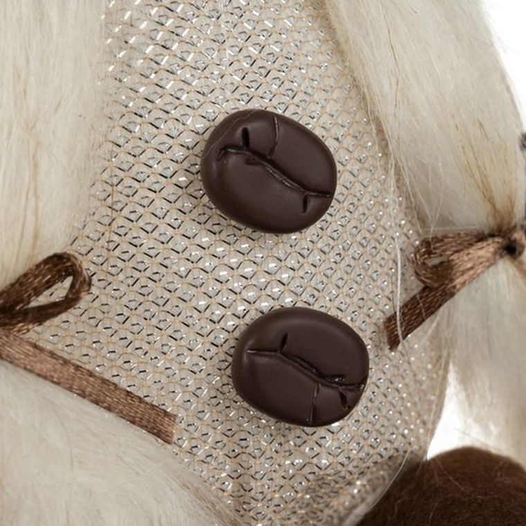 Ruhhy, skrzat stojący, świecący LED, szary