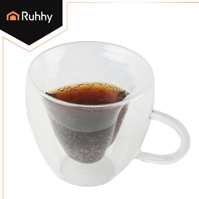 Ruhhy, szklanka termiczna, serce, 240 ml, 26906