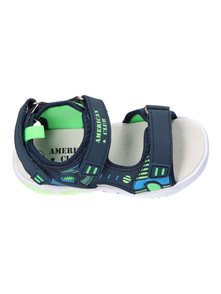 Sandały chłopięce, granatowe, American Club