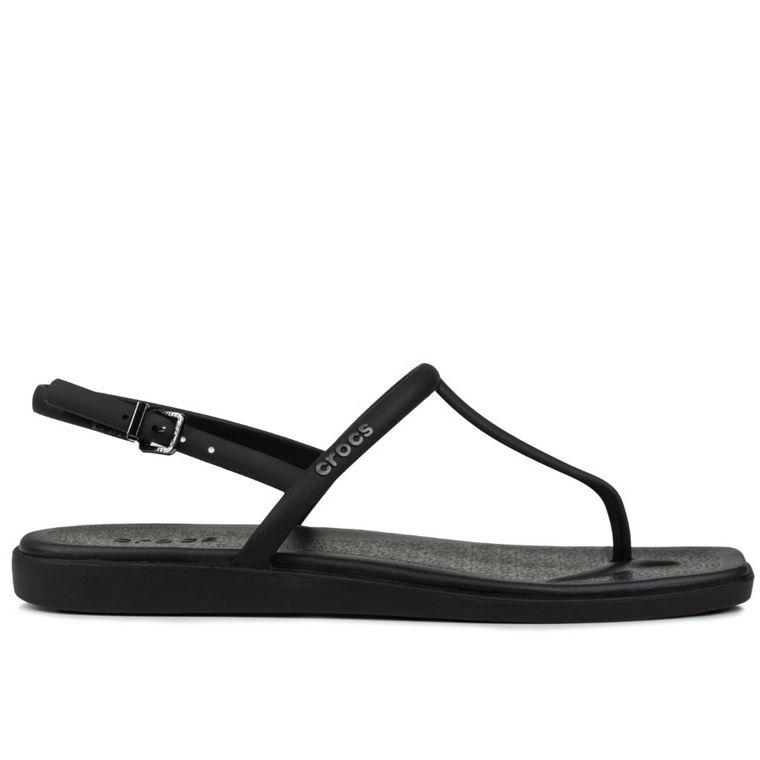 Sandały damskie, czarne, Crocs Miami Thong Flip