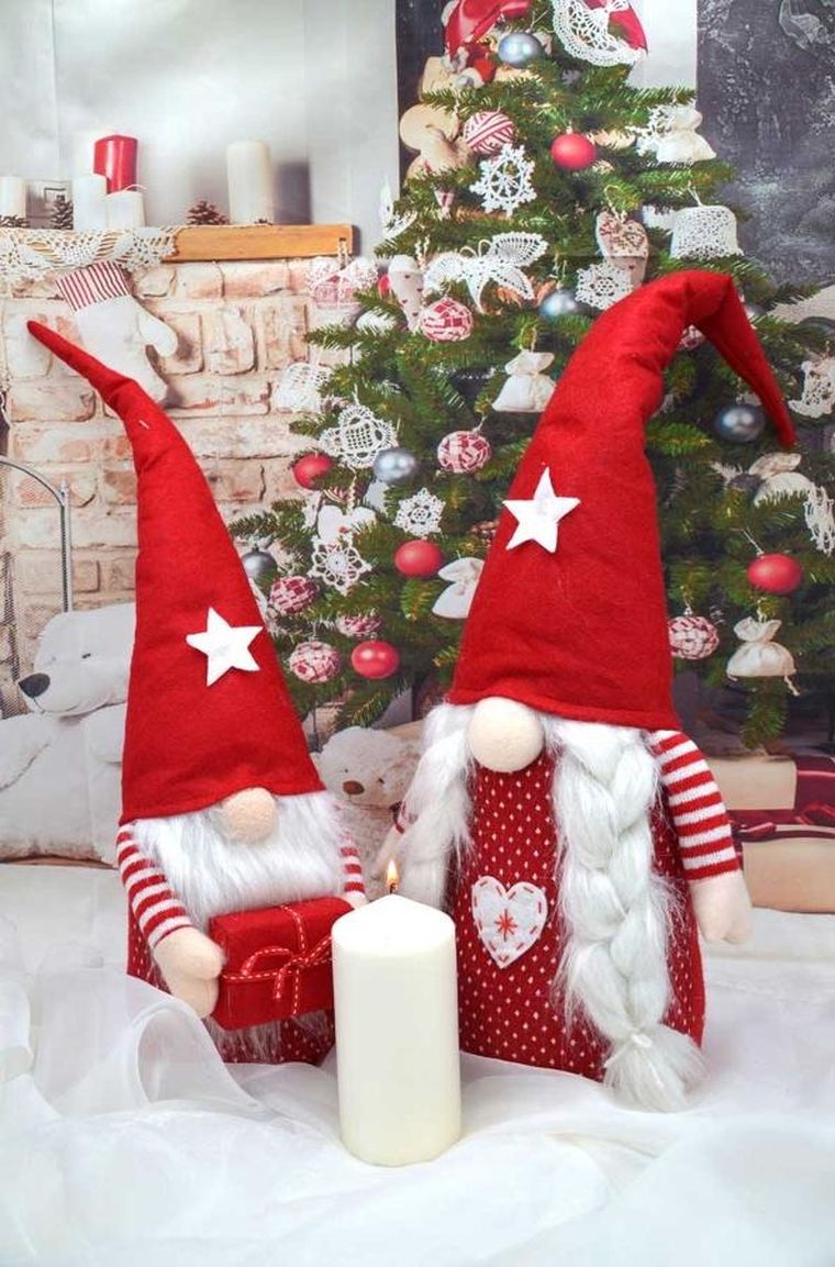 Saska Garden, Mikołaj z prezentem, 50 cm