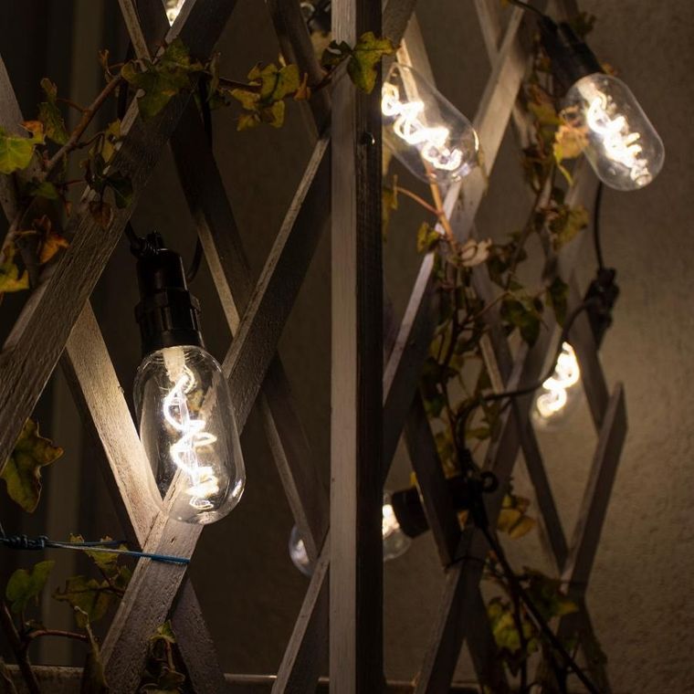 Saska Garden, Party Light, girlanda zewnętrzna, 12 żarówek spiralnych, LED, 6,3m, 230V