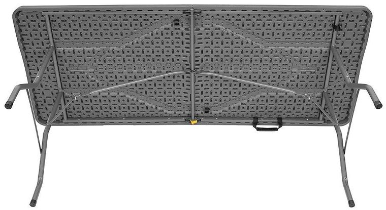 Saska Garden, Woodland, stół cateringowy, ciemny szary, 180-74 cm