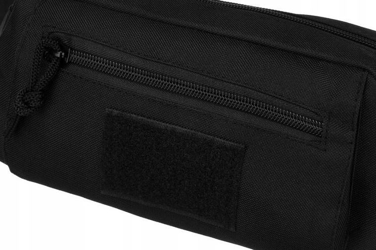 Saszetka na biodro, nerka, czarna, Rovicky