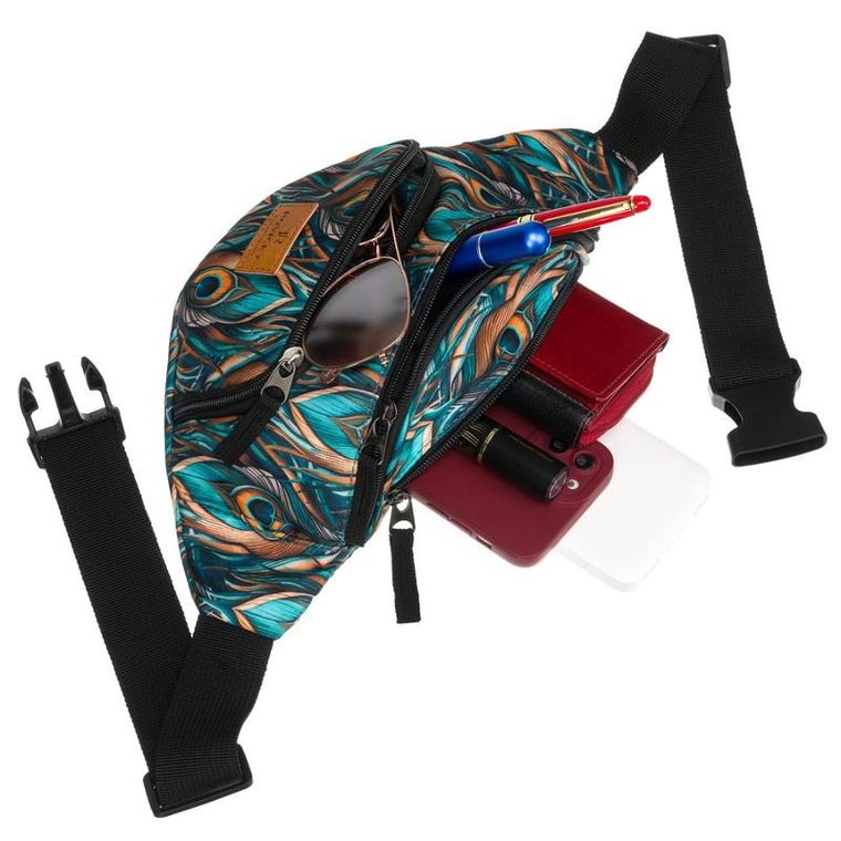 Saszetka na biodro, nerka, mix, Rovicky