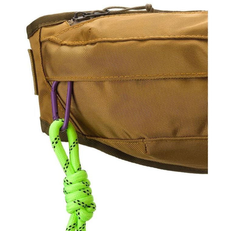 Saszetka na biodro, nerka, żółta, Peterson