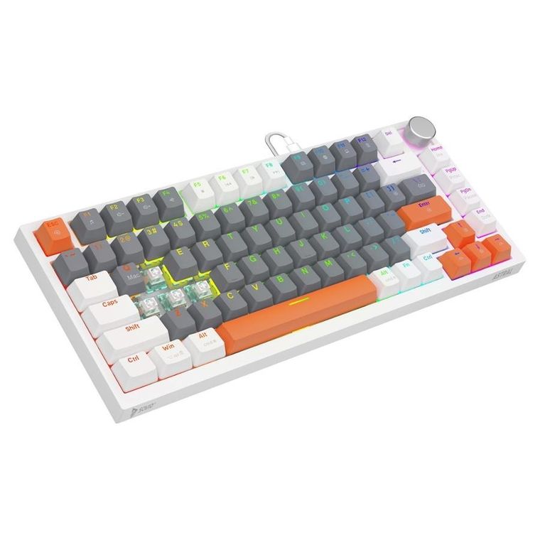Savio, Astral, klawiatura magnetyczna, white, outemu, white, jade, RGB