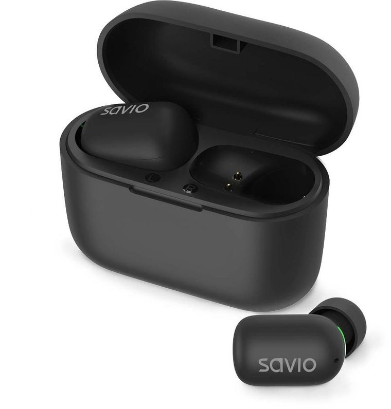 Savio, bezprzewodowe słuchawki bluetooth 5.1 Ipx5 Tws-09