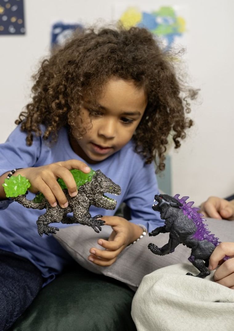 Schleich, Eldrador Creatures, Ryś z Cienia kontra Kamienna Bestia, figurki, 70827