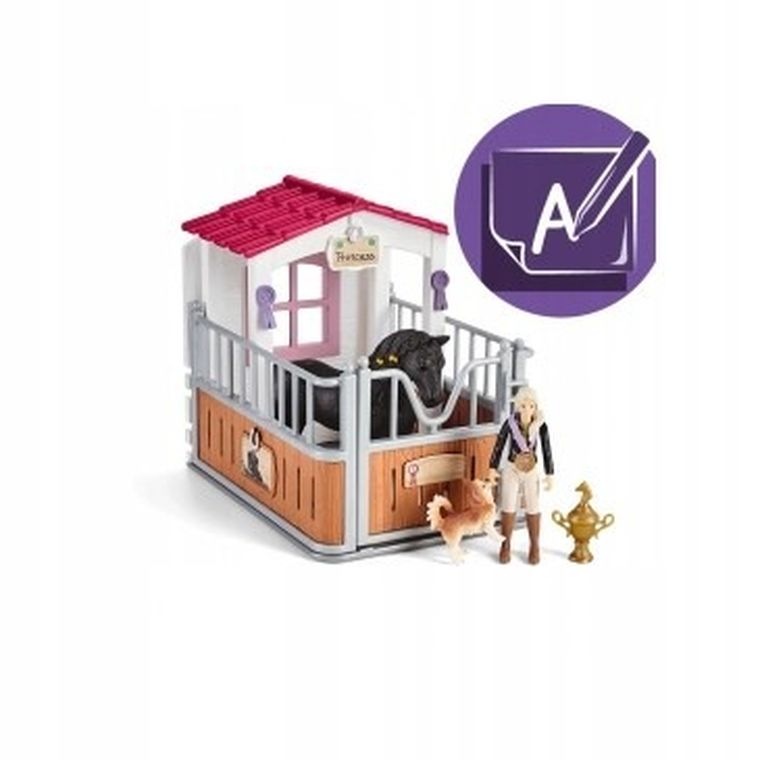 Schleich, Horse Club, Boks dla koni Tori & Princess, zestaw, 42437