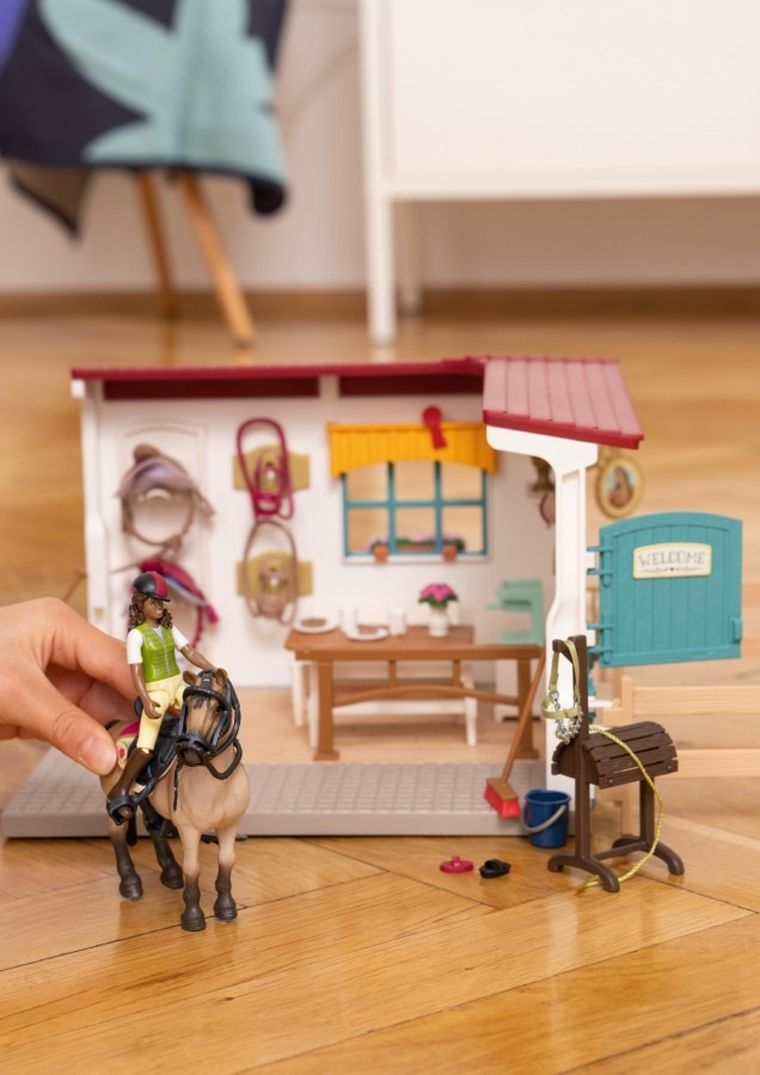Schleich, Horse Club, Pomieszczenie dla stajennego, zestaw, 42591