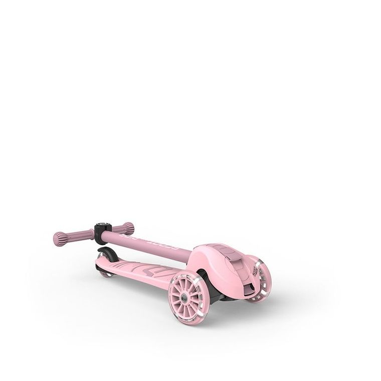 Scoot & Ride, Highwaykick 3S, hulajnoga z systemem sterowania 2w1, Rose