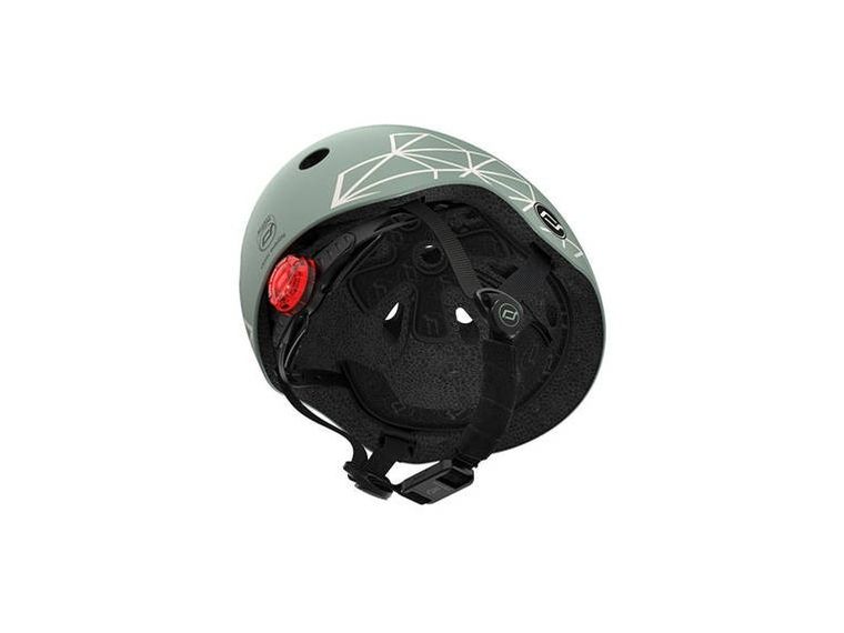 Scoot & Ride, kask ochronny, Green Lines, rozmiar 45-51 cm