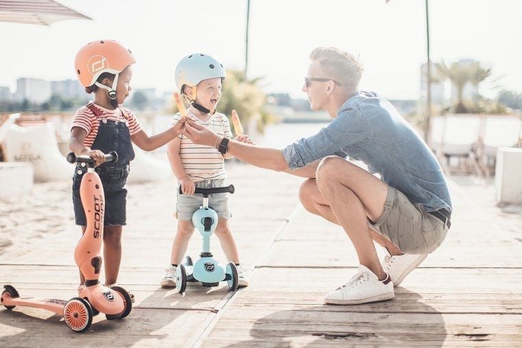 Scoot & Ride, kask, Peach, rozmiar XXS-S