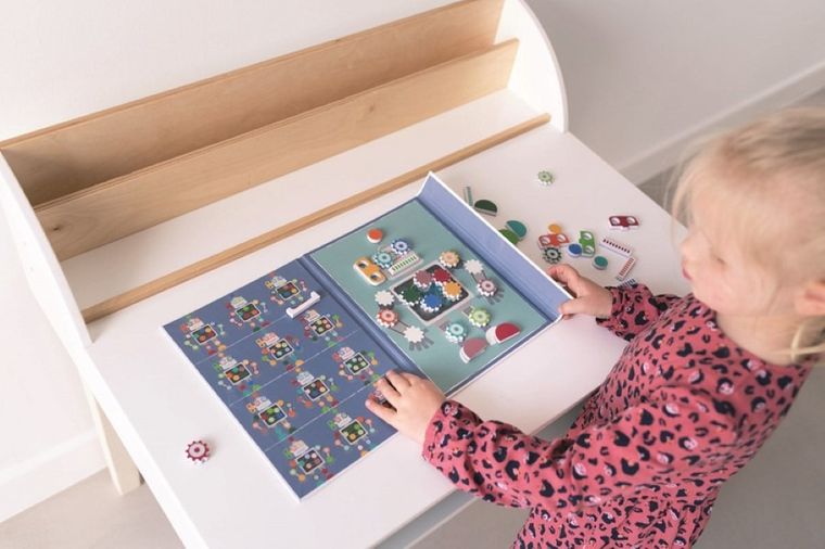 Scratch, Roboty, magnetyczna układanka, kształty i kolory