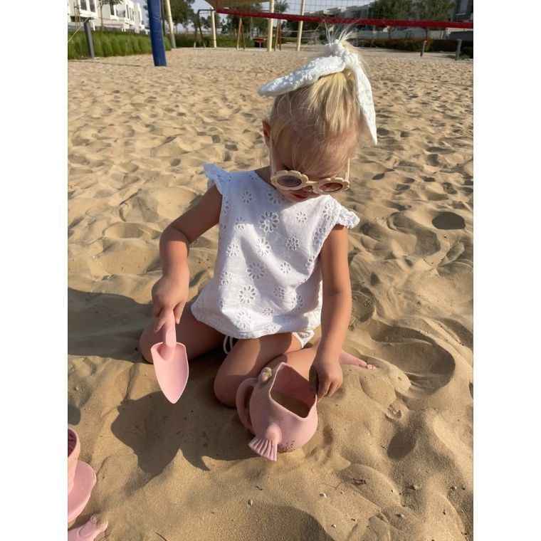 Scrunch, silikonowy czerpak, rozdymka, szałwiowy