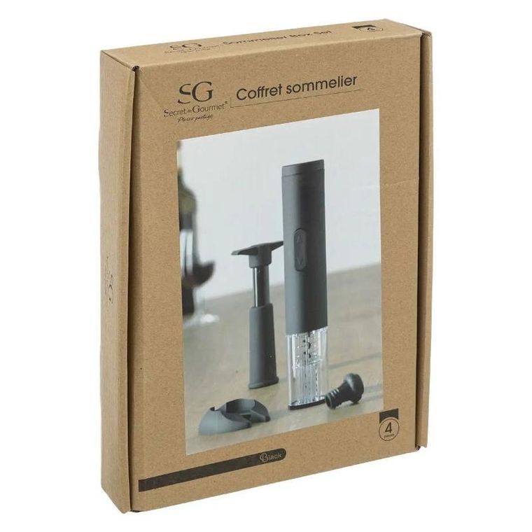 Secret de Gourmet, zestaw do wina, 3 akcesoria sommelierskie