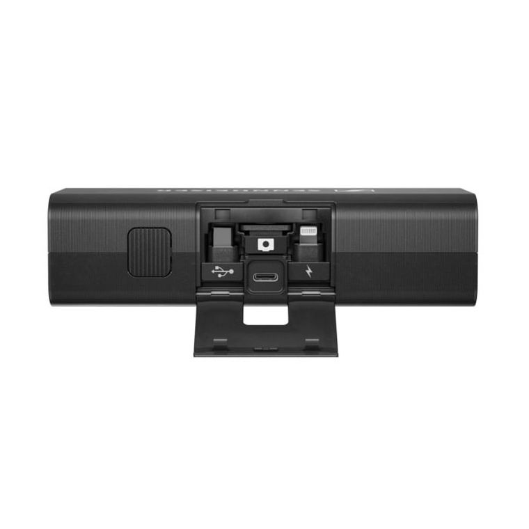 Sennheiser, system cyfrowy audio, 2-kanałowy odbiornik 2,4 GHz, 2 mikrofony, dodatki