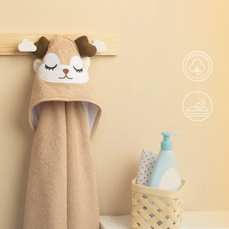 Sensillo, Bathfriends, okrycie kąpielowe, dino, 100-100 cm