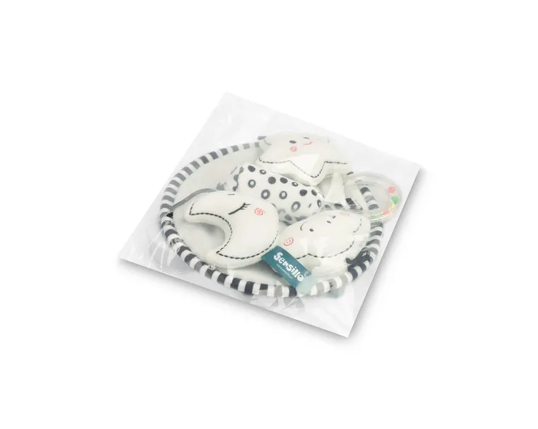 Sensillo, Black&White, karuzela do wózka, gwiazdka