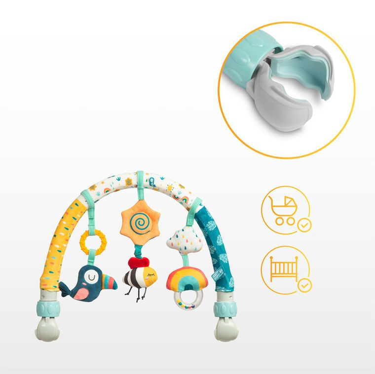 Sensillo, Colorful, pałąk do wózka, dżungla